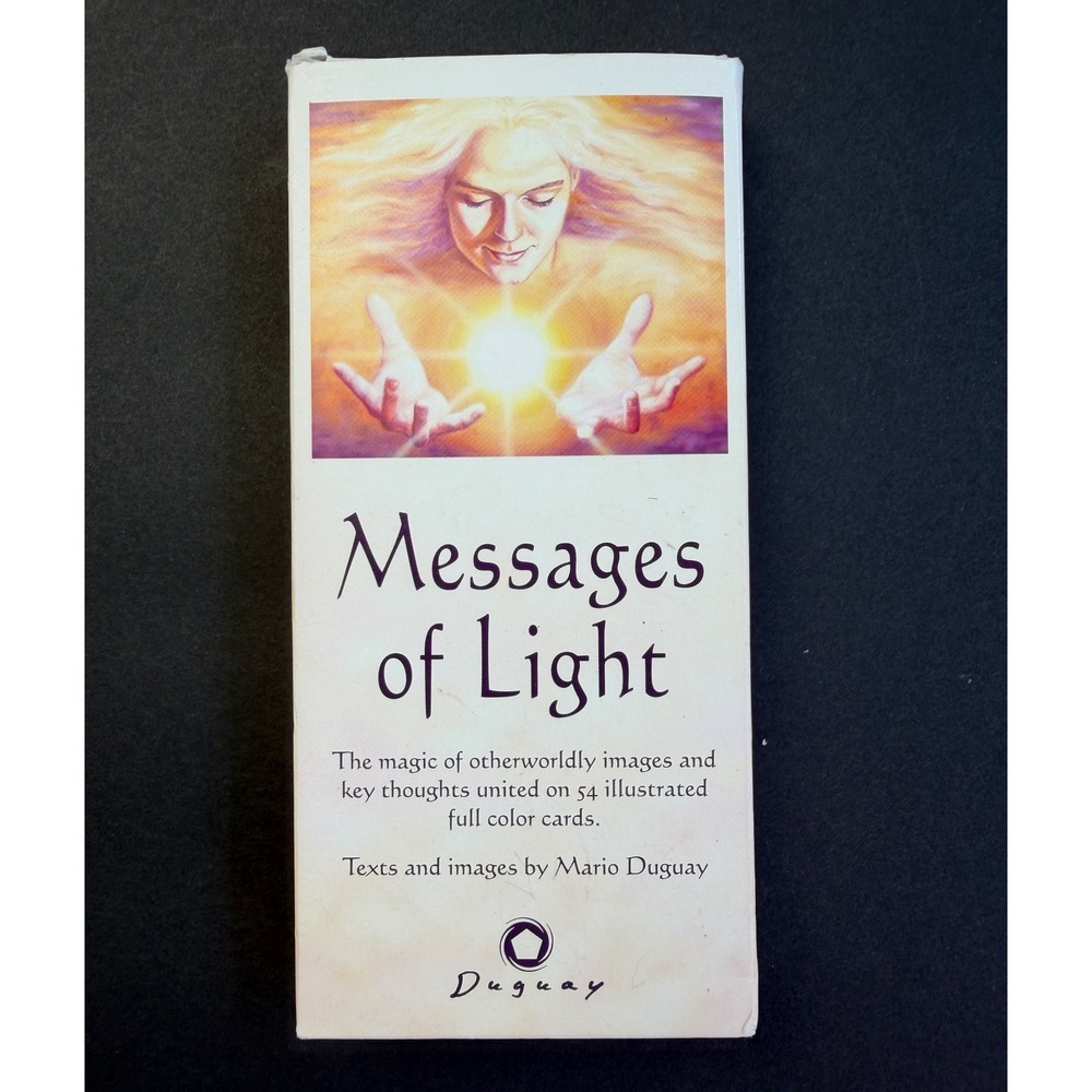 Mario Duguay Messages of Light Oracle Deck 54 Cards Spiritual Meditation Box Set - Picture 3 of 5